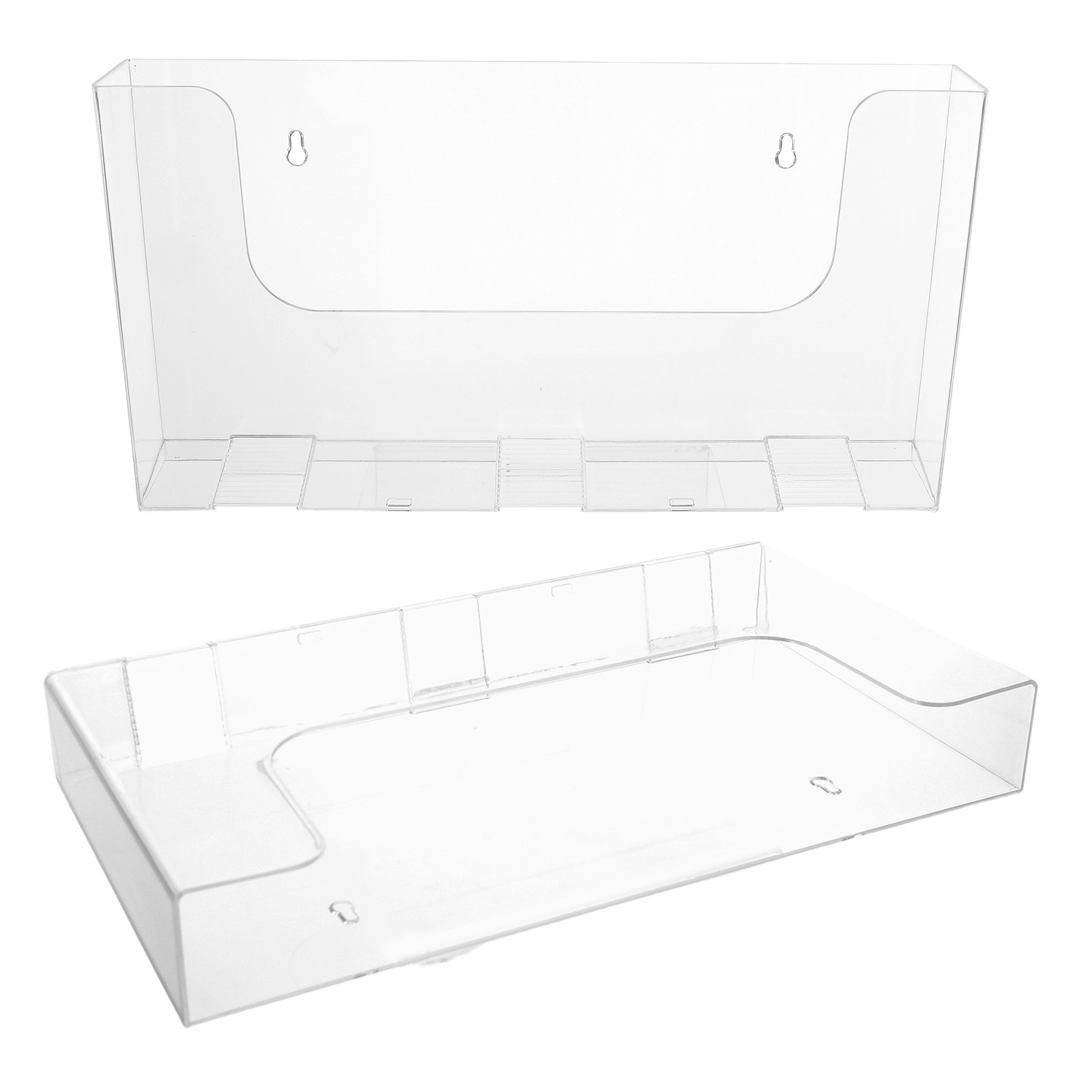 Magazine Holder Rack - 2 Buah Rak File Dinding Akrilik