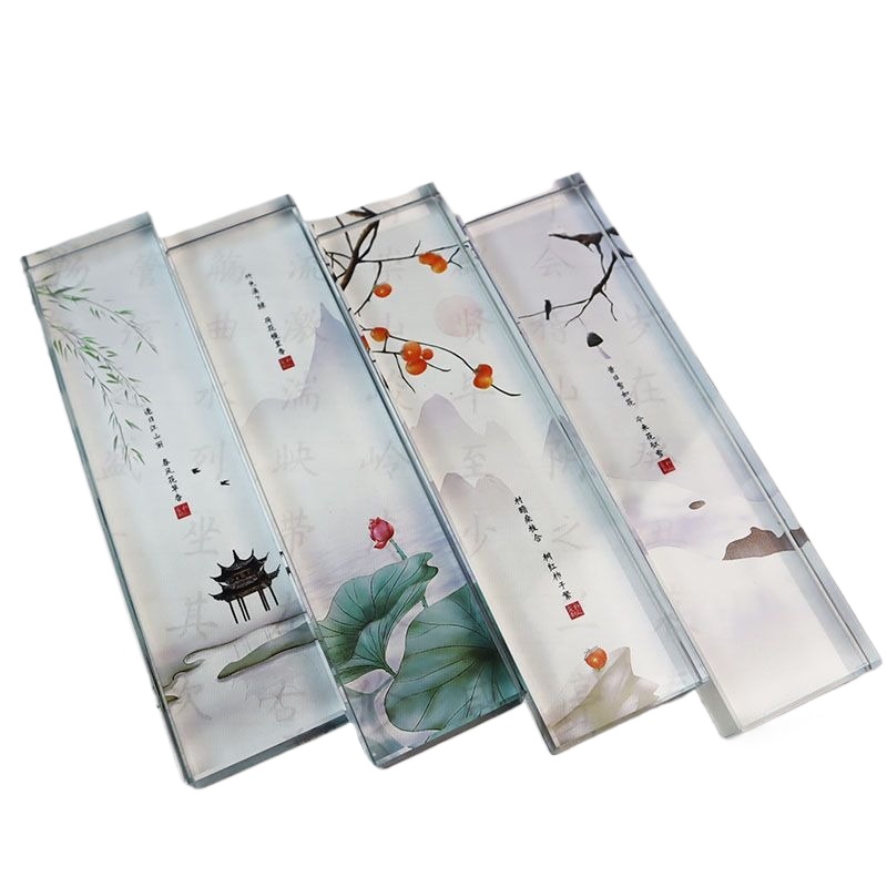 Book Weight Glass - Pemberat Kertas Kaca Tradisional Cina -