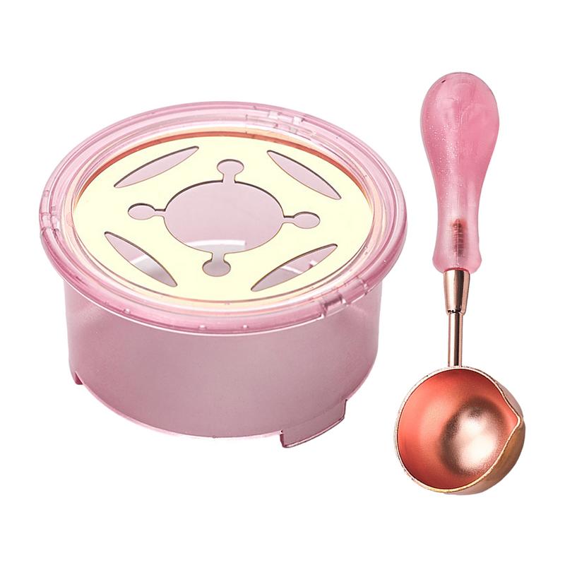 Wax Seal Stamp Set - Kit penyegel lilin Kit pemanas, sendok