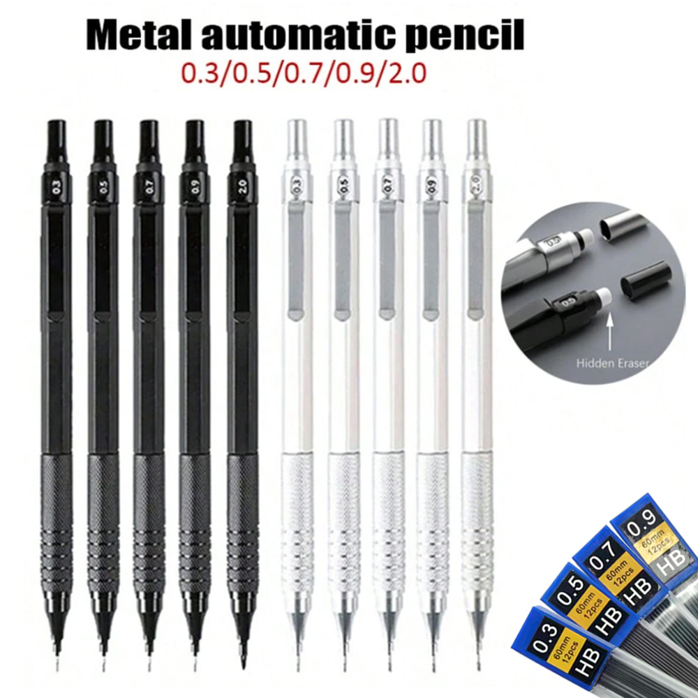 Pensil Mekanik Berbahan Logam  - Mechanical Pencil 0.3 ulasan dan harga