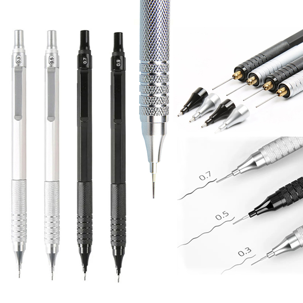 0.3 0.5 0.7 0.9 2.0Mm Menggamb - Mechanical Pencil 0.3 ulasan dan harga
