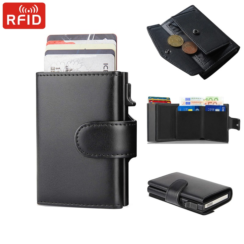 Dompet Kartu Bisnis Logam Anti - Index Card Holder ulasan dan harga