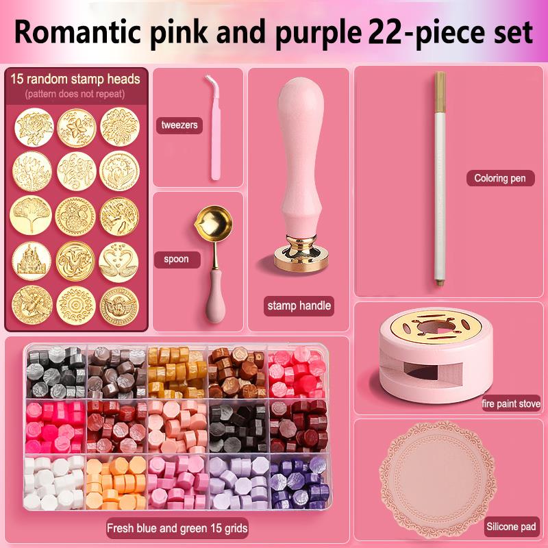Set Stempel Lilin Segel, Kit L - Wax Seal Stamp Set ulasan dan harga