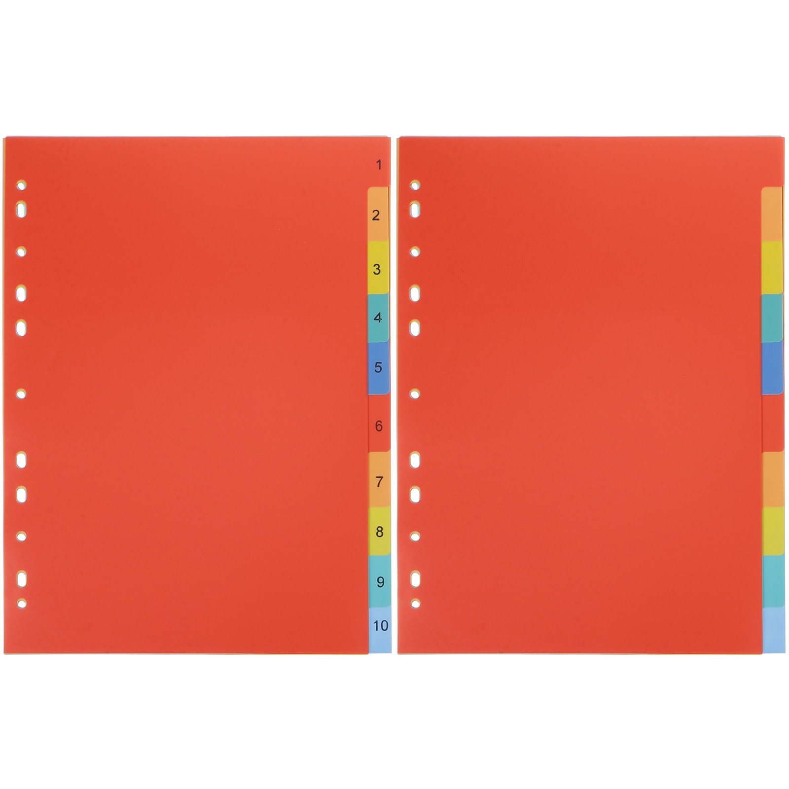 2Set Pembatas Buku A4 dari Pla - Tab Divider A4 ulasan dan harga