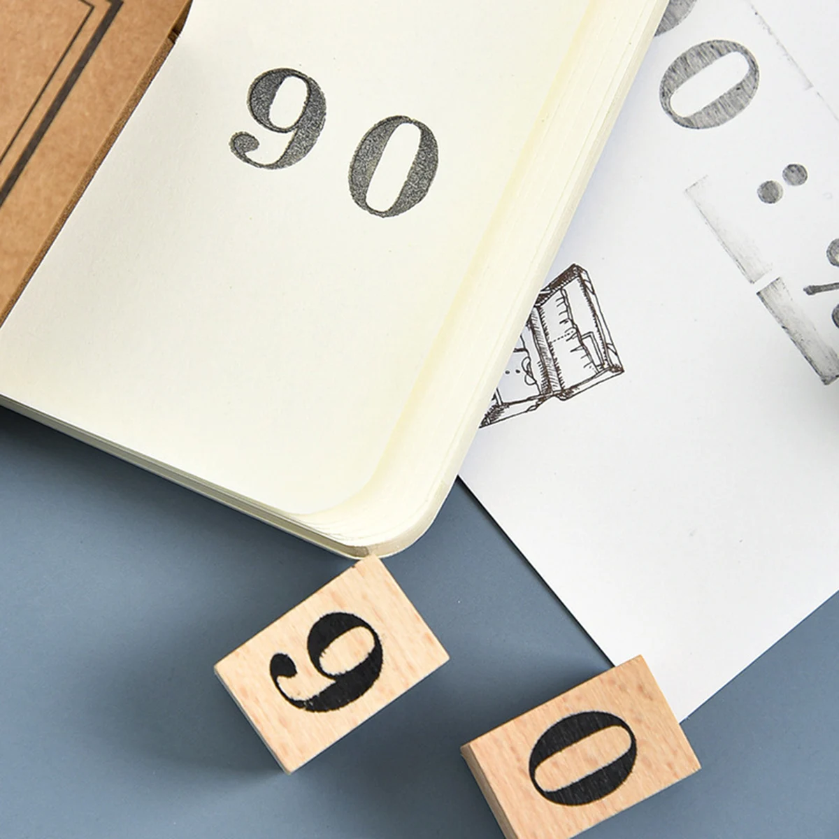 Stempel Tanggal Karet Kayu, 12 - Rubber Date Stamp ulasan dan harga