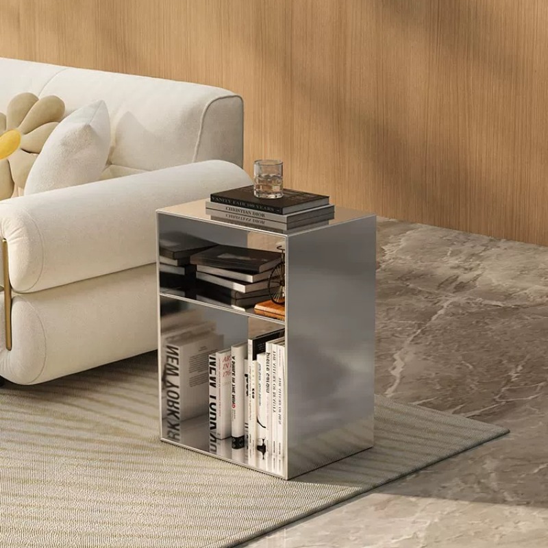 Meja Kopi Stainless Steel Berg - Magazine Holder Rack ulasan dan harga