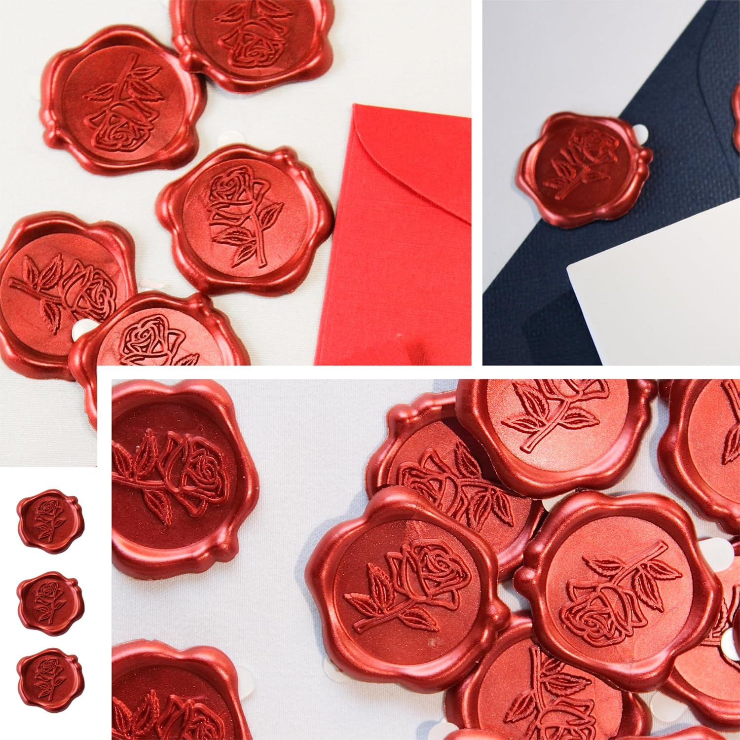 25 Buah/Set Stiker Segel Lilin - Wax Seal Stamp Set ulasan dan harga